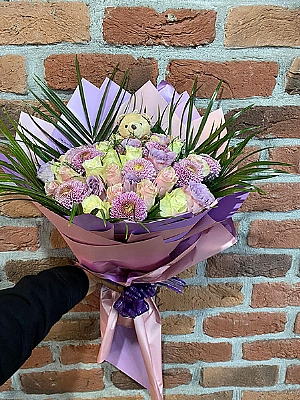 ithal Somon Renklerde Buket gl ve anasasia